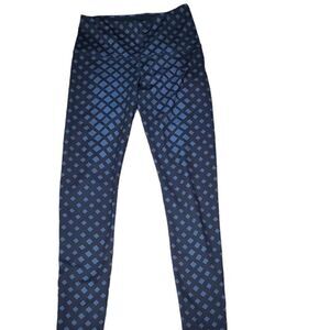 The North Face Black & Gray Diamond Pattern Flash Dry Leggings